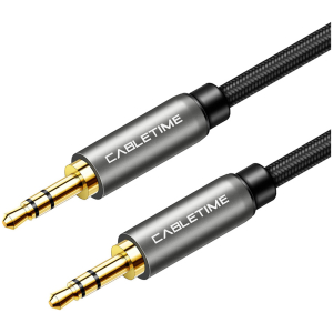 CABLETIME καλώδιο ήχου 3.5mm CT-P11GN, AUX, 3m, μαύρο