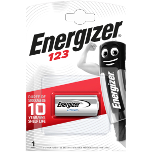 ENERGIZER μπαταρία λιθίου CR123A, 3V, 1τμχ