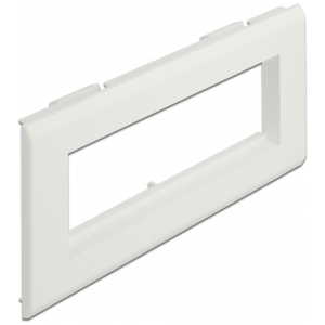 DELOCK module βάση πρίζας Easy 45 81317, 175x80mm, λευκό
