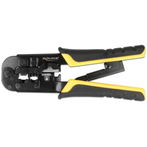 DELOCK εργαλείο πτύχωσης με απογυμνωτή καλωδίων RJ45/12/11 90505, 8+6+4P