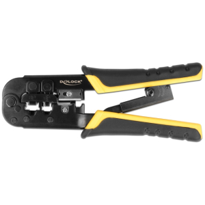 DELOCK εργαλείο πτύχωσης με απογυμνωτή καλωδίων RJ45/12/11 90520, 8+6P