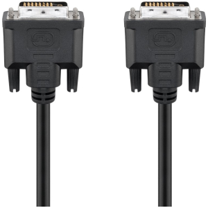 GOOBAY καλώδιο DVI-D 24+1 93573, 30AWG, Full HD, 1.8m, μαύρο