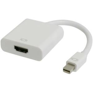POWERTECH αντάπτορας Mini DisplayPort σε HDMI CAB-DP036, 0.20m, λευκός