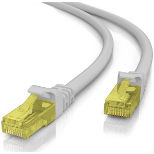 POWERTECH καλώδιο δικτύου CAB-N208, Cat 5e U/UTP, CCA 26AWG, 0.5m, γκρι
