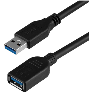 POWERTECH καλώδιο προέκτασης USB CAB-U123, 5Gbps, 1.5m, μαύρο