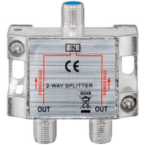 POWERTECH SAT-splitter CAB-V032, 2-way, 5-2400MHz, 100dB