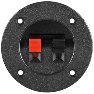 POWERTECH τερματικό ηχείου CAB-V037, Φ75mm, μαύρο