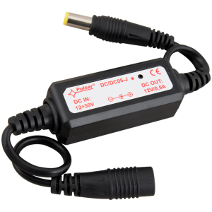 PULSAR μετατροπέας μείωσης τάσης DC/DC05-J, 12-30VDC, βύσμα DC 2.1/5.5