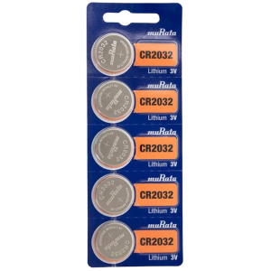 MURATA Μπαταρία λιθίου CR2032, 3V, 5τμχ