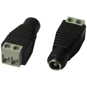 FOLKSAFE βύσμα τροφοδοσίας DC θηλυκό DCFC, 5.5x2.1mm, σε κλέμα, 5τμχ