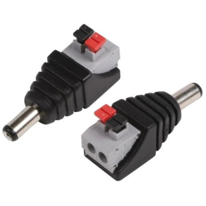 FOLKSAFE βύσμα τροφοδοσίας DC αρσενικό DCMCP, 5.5x2.1mm, push-pin, 5τμχ