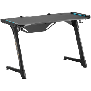 BRATECK gaming γραφείο Glory GMD04-1S, 1200x600mm, RGB, μαύρο