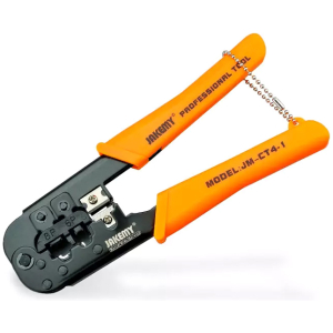 JAKEMY πρέσα ακροδεκτών JM-CT4-1 για καλώδια δικτύου RJ45/12, 8P/6P