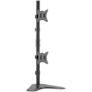 BRATECK βάση γραφείου LDT66-T02V για 2 οθόνες 17"-32", 9kg ανά οθόνη