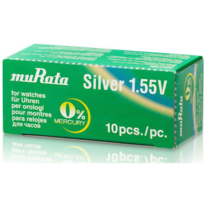 MURATA μπαταρία Silver Oxide για ρολόγια SR920SW, 1.55V, No371, 10τμχ