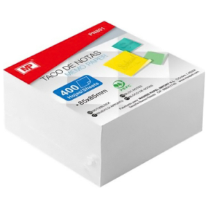 MP χαρτάκια σημειώσεων PN801, 85 x 85mm, 400τμχ, λευκά