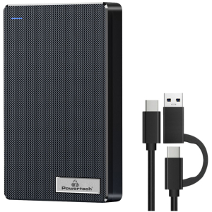 POWERTECH θήκη για 2.5" SATA HDD/SSD PT-1232, 5Gbps, μαύρη