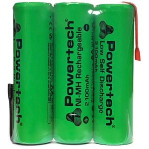 POWERTECH επαναφορτιζόμενη μπαταρία PT-793 2100mAh, AΑ HR6, 3τμχ