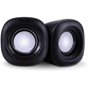 POWERTECH ηχεία Essential sound PT-844, 2x 3W, 3.5mm, μαύρα