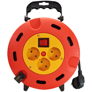 POWERTECH μπαλαντέζα κλειστού τύπου PT-896, 3x schuko, 16A, 5m