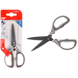 MP ψαλίδι χαρτιού PT143-4, μεταλλική λεπίδα, 14.5cm, λευκό-γκρι
