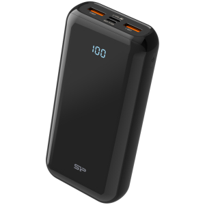SILICON POWER power bank QS28, 20000mAh, 2x USB & USB Type-C, 18W, μαύρο