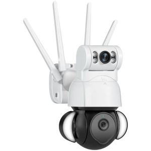 SECTEC smart κάμερα ST-428-4M-DL με προβολείς, dual lens, 4MP, Onvif PTZ