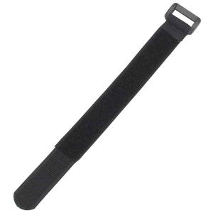 POWERTECH ιμάντας τύπου velcro TIES-027, 60x2cm, μαύρος, 10τμχ
