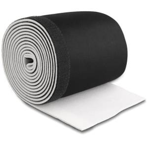 Ταινία νεοπρενίου τύπου Velcro TIES-038, 13.5cm, 3m, μαύρη/λευκή