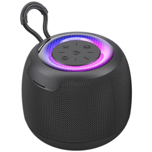 USAMS φορητό ηχείο US-YX014, 10W, Bluetooth, 1200mAh, μαύρο