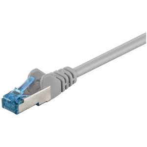 GOOBAY καλώδιο δικτύου 93659, CAT 6A S/FTP, 500 MHz, CU, 0.5m, γκρι