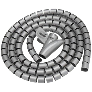 Δεματικό καλωδίων AG873B, πλαστικό, Φ20mm, 2m, γκρι