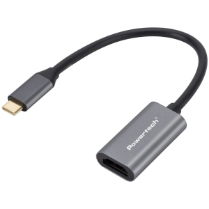POWERTECH αντάπτορας USB-C σε HDMI CAB-UC086, 4K/60Hz, γκρι