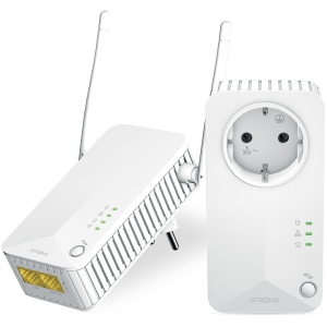 STRONG Powerline Kit POWERLWF600DUOEUV2, 600Mbps, 300Mbps WiFi, 2τμχ