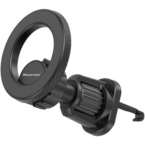 POWERTECH βάση smartphone αυτοκινήτου PT-1240 αεραγωγού μαγνητική, μαύρη