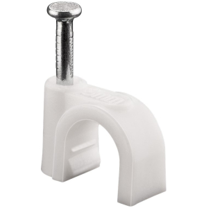 GOOBAY ρόκα στήριξης καλωδίων 17080, 8mm, λευκό, 100τμχ