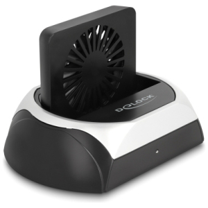DELOCK docking station 64280 για M.2 NVMe/SATA SSD & HDD, 10Gbps, μαύρο