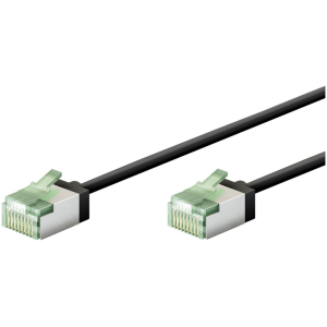 GOOBAY καλώδιο δικτύου 74356, CAT 8.1 U/FTP, slim, copper, 40Gbps, 5m, μαύρο