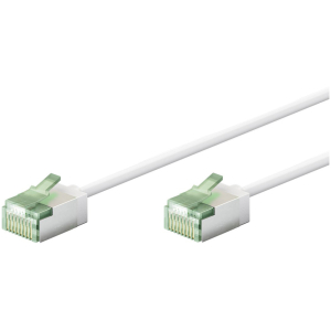 GOOBAY καλώδιο δικτύου 74360, CAT 8.1 U/FTP, slim, copper, 40Gbps, 1m, λευκό