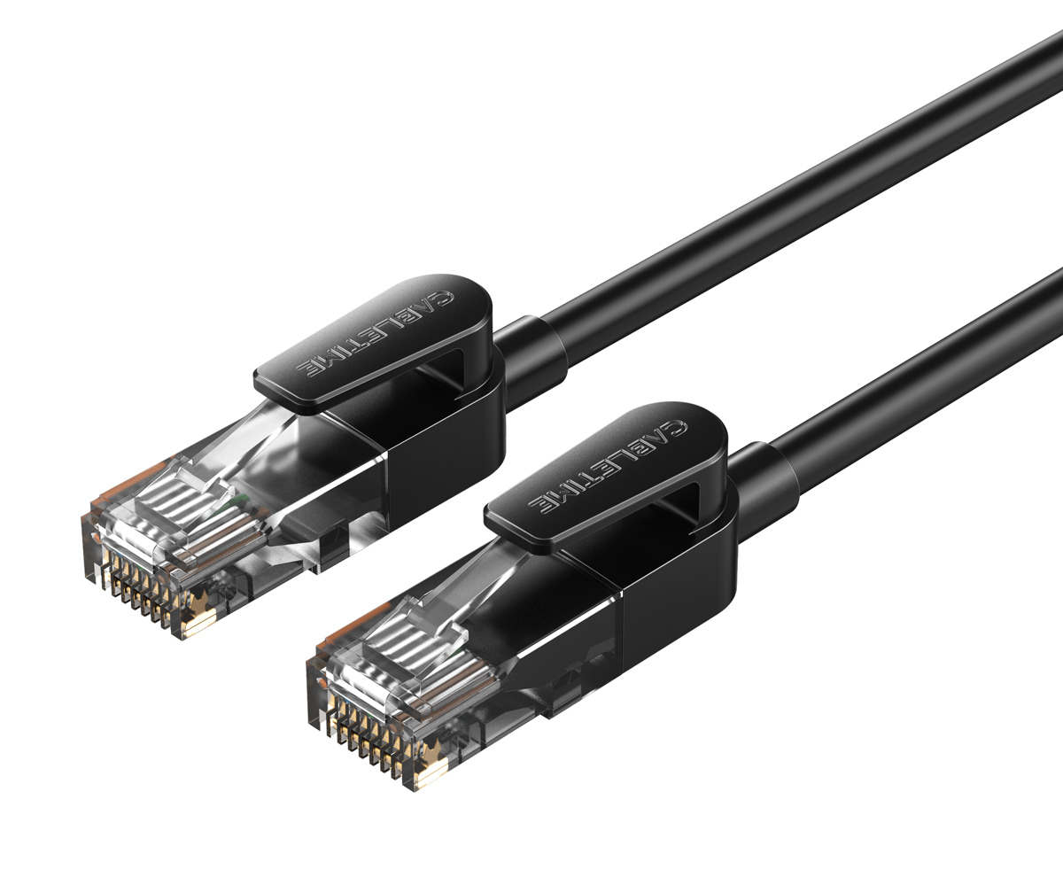 CABLETIME καλώδιο δικτύου CT-CAT6U, CAT 6 UTP, 250 MHz, CCA, 10m, μαύρο