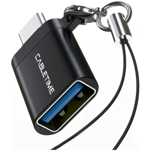 CABLETIME αντάπτορας USB-C σε USB CT-CMAF, 5Gbps, 10.5W, μαύρος