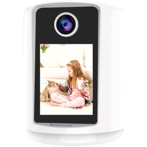 VSTARCAM smart κάμερα CV331S με οθόνη, 3MP, WiFi, 2000mAh, SD
