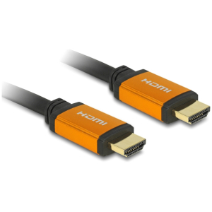 DELOCK καλώδιο HDMI 85726, 8K/60Hz, 48 Gbps, eARC, HDR, 0.50m, μαύρο