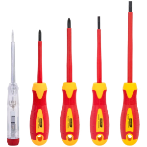 DELI σετ κατσαβίδια ηλεκτρολόγου DL510005 με μόνωση 1000V, 5τμχ