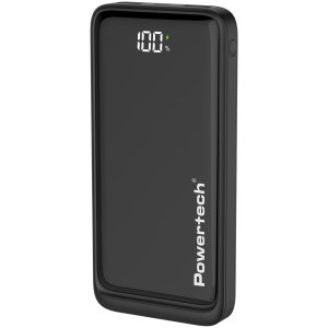 POWERTECH power bank PT-1326 με οθόνη, 10000mAh, 22.5W, μαύρο