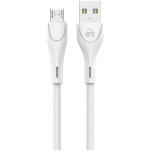 POWERTECH καλώδιο USB σε Micro USB eco round PTR-0106, 15W 3A, 1m, λευκό