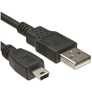 POWERTECH Καλώδιο USB 2.0 σε USB Mini CAB-U025, copper, 1.5m, μαύρο