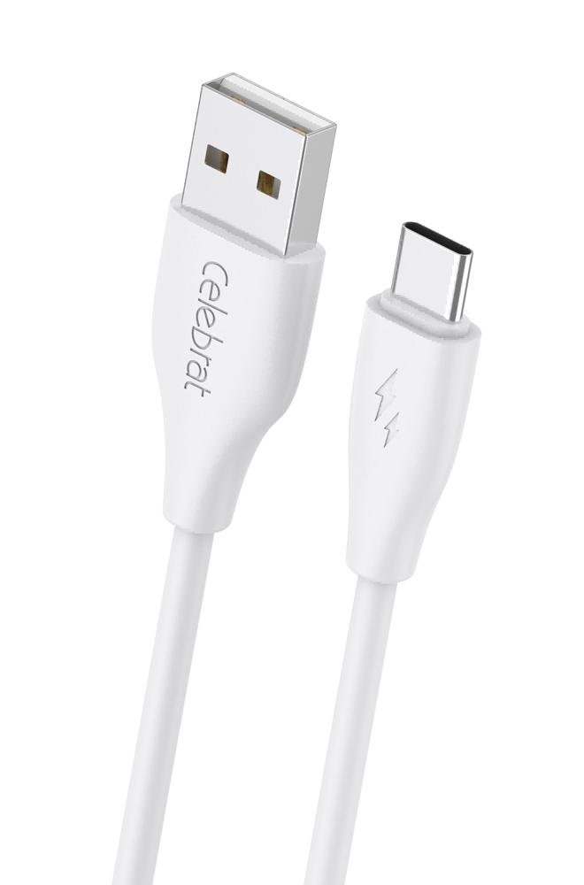 CELEBRAT καλώδιο USB-C σε USB CB-31A, 15W, 480Mbps, 1m, λευκό
