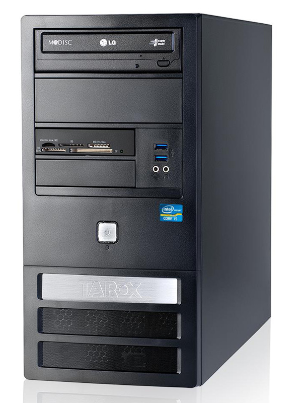 TAROX PC MT, Refurbished Grade A Repainted, E5700, 2GB, 320GB, DVD, FreeDOS