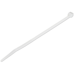 POWERTECH δεματικά καλωδίων TIES-051, 300x3.6mm, λευκά, 100τμχ